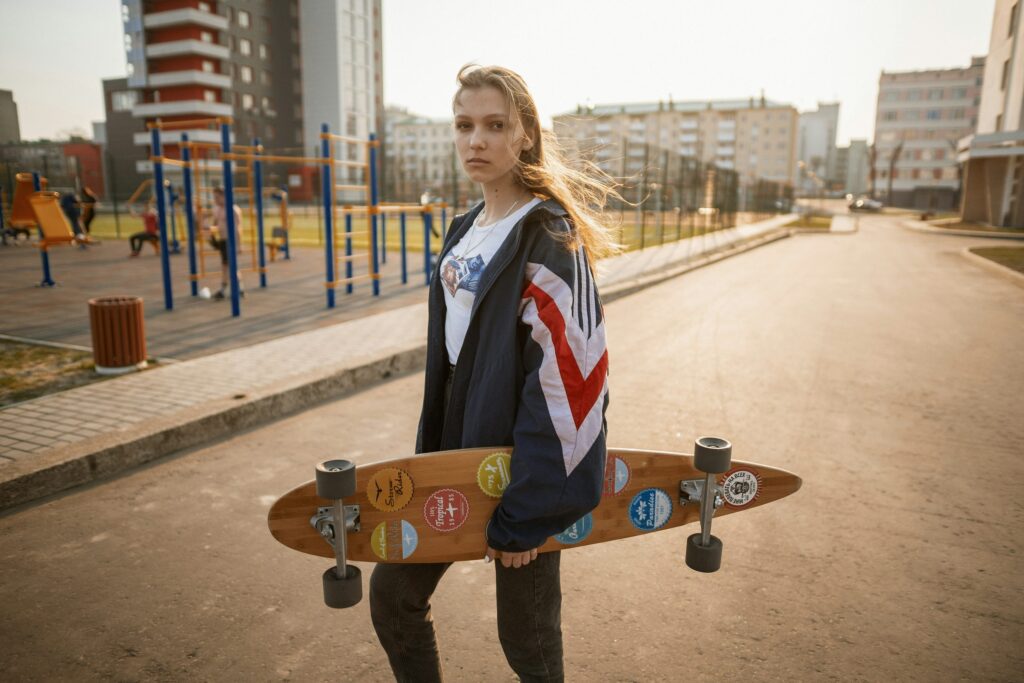 Skateboarding