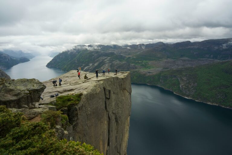 Cliff Jumping in Norway