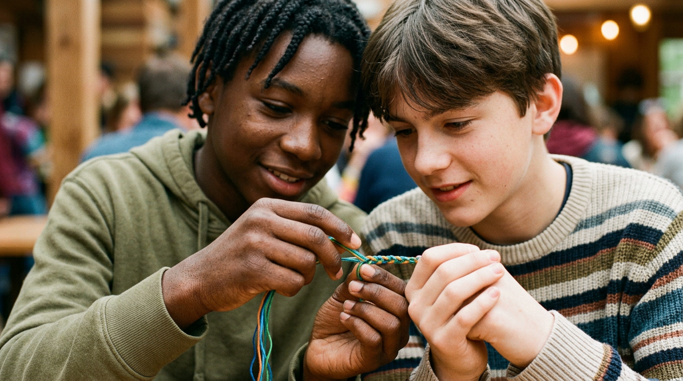 Children connecting at home