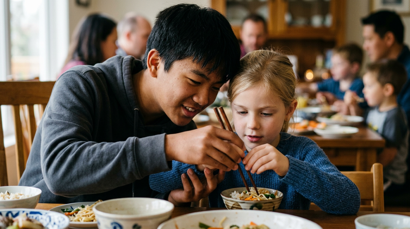 Families connecting across cultures