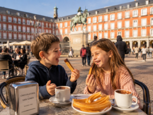 Churros in Madrid, Spain